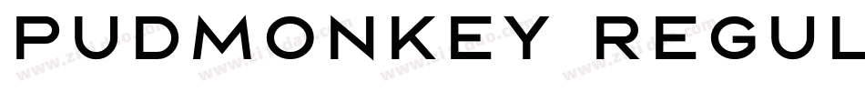 Pudmonkey Regular字体转换